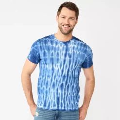 Men's Sonoma Goods For Life® Crewneck Tee -Sonoma Goods For Life Shop 5825267 Blue Tie Dye