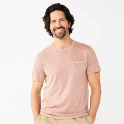 Men's Sonoma Goods For Life® Mineral Dye Pocket Tee