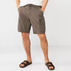 Men's Sonoma Goods For Life 9" Adaptive Flexwear Ripstop Cargo Shorts -Sonoma Goods For Life Shop 5965686 Kagan Khaki